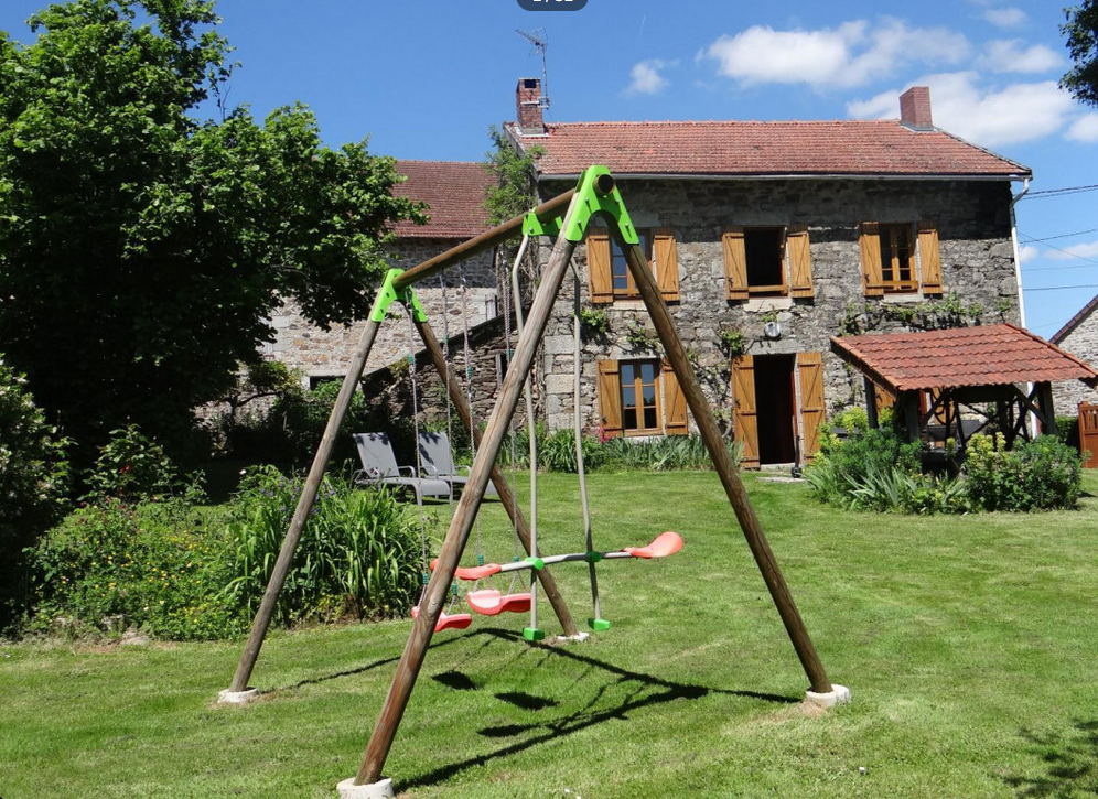 La Maison blanche et bleue