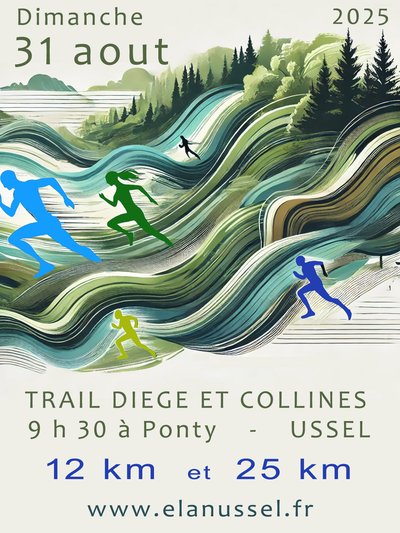Trail Diège et Collines Affiche 2025
