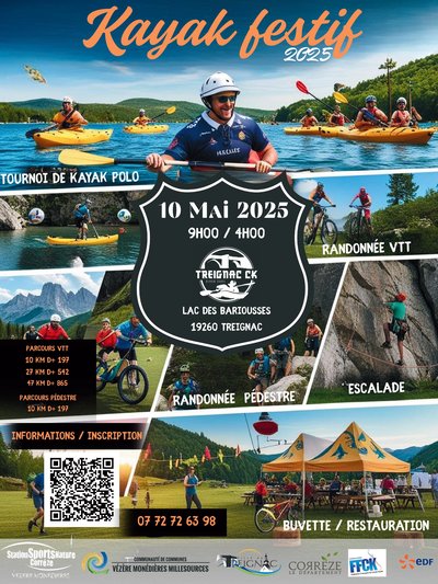 Kayak festif affiche fin 2025