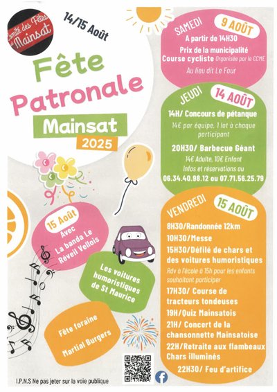 Fête patronale