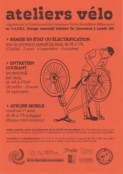 LACELLE Atelier vélos été