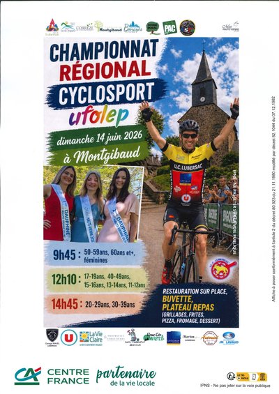 Montgibaud - Course cycliste - 14 06 2026