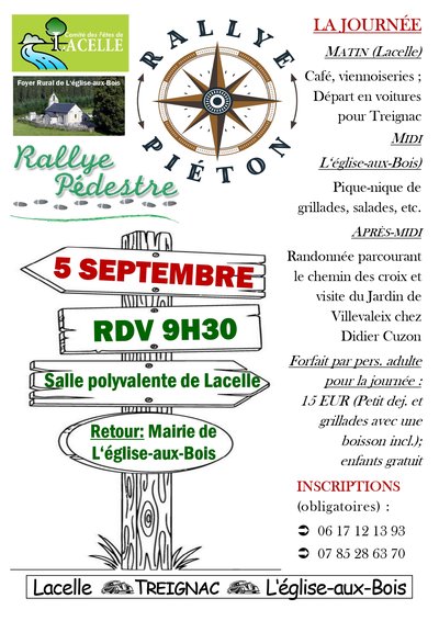 L'EGLISE AUX BOIS Rallye pédestre 05.09.2026