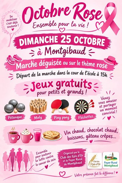 Montgibaud - Marche rose - 25 10 2026