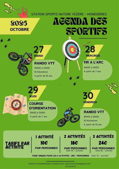 TREIGNAC du 27.10 au 30.10.2026