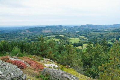 Paysage du rocher de la Brette