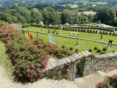 Jardins carolingiens en terrasse