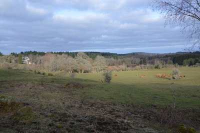 Flayat-Paysage vers l'Ecluse