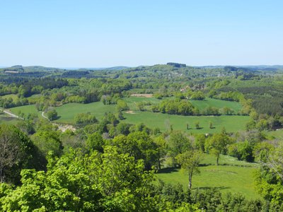 Crocq - Panorama paysager