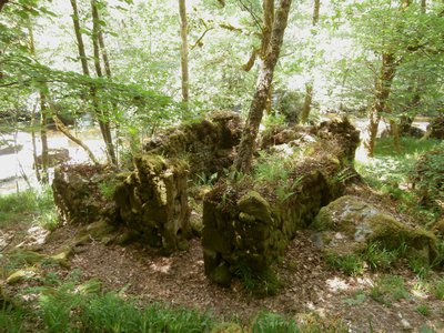 Ruine du moulin à Négremont