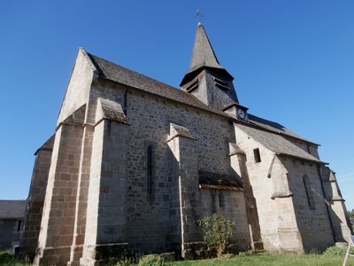 Eglise St Martin à Nedde (face nord)