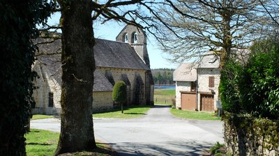 Vue depuis la place de l'église
