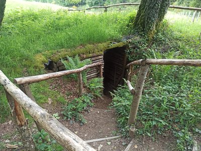 Cache reconstituée du maquis à La Croix Chevaux (forêt de Châteauneuf)