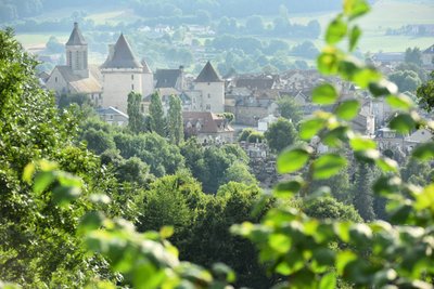 Point de vue sur Bourganeuf