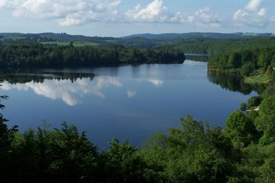 Vue sur le lac de Viam