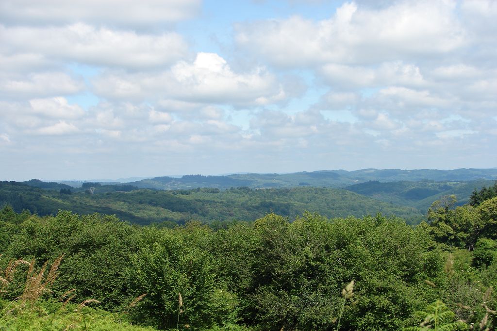 Vue sur les monts Limousin